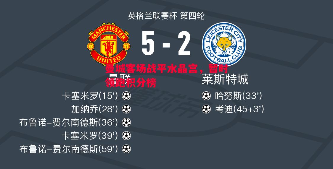 曼城客场战平水晶宫,暂时领跑积分榜 曼城客场战平水晶宫,暂时领跑积分榜